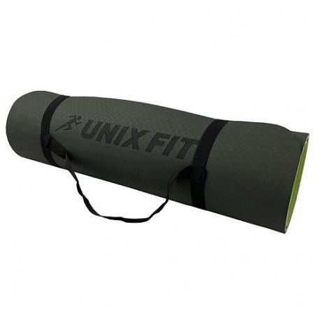 Коврик для йоги и фитнеса двусторонний UnixFit