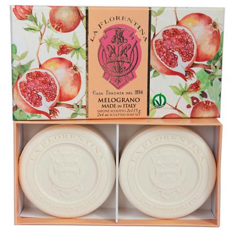Набор мыла Pomegranate. Гранат 230 LA FLORENTINA