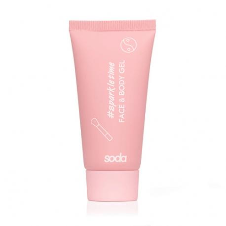 FACE & BODY GEL #sparkletime ГЕЛЬ-БЛЕСК ДЛЯ ЛИЦА И ТЕЛА SODA