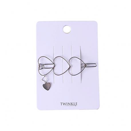 Заколка для волос Silver Heart TWINKLE