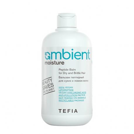 Бальзам пептидный для сухих и ломких волос AMBIENT Moisture 250 TEFIA