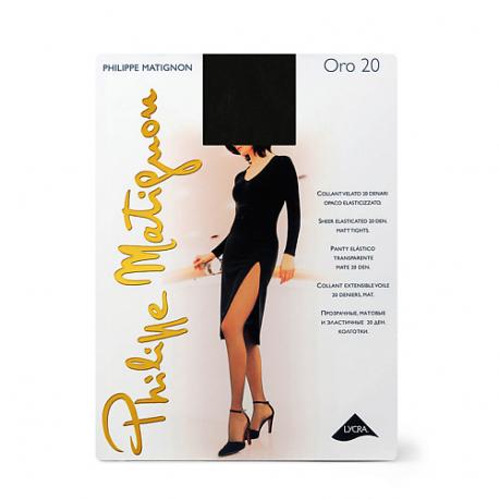 Колготки женские 20 ден ORO Nero PHILIPPE MATIGNON