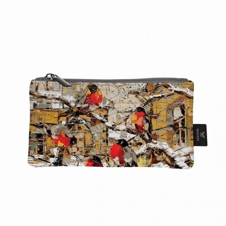 Косметичка женская маленькая кожаная Mahaon