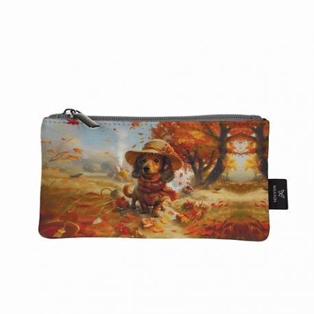 Косметичка женская маленькая кожаная Mahaon