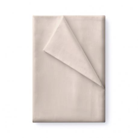 Антибактериальная простыня на резинке Antibacterial Bedsheet, 160х200х25 см. Цвет: «Песчаный берег» (бежевый) SOFT SILVER
