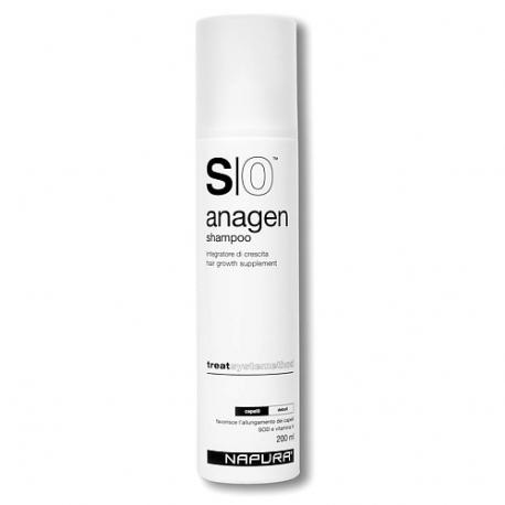 S0 ANAGEN SHAMPOO Шампунь для стимуляции роста волос, анти-АГА 200 Napura