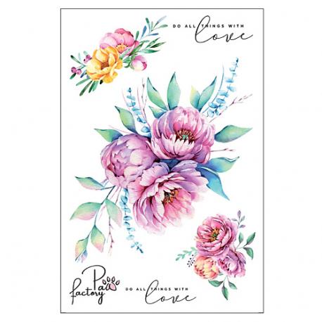 Временные переводные татуировки для тела PAW FACTORY