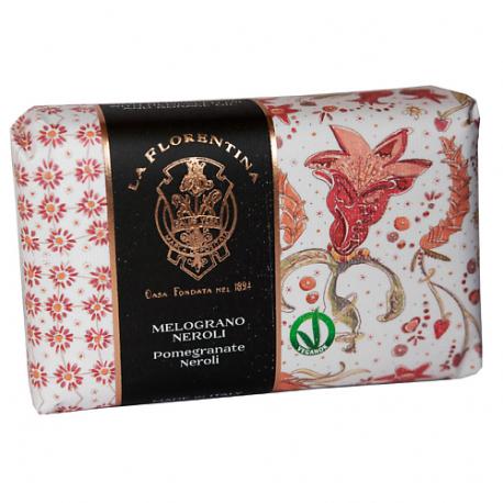 Мыло Pomegranate & Neroli. Гранат и Цветок нероли 270 LA FLORENTINA