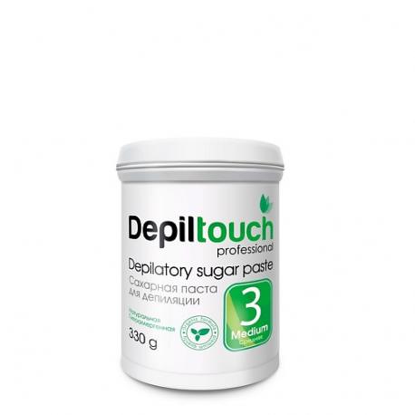 Сахарная паста для депиляции №3 средняя Depilatory Sugar Paste 330 DEPILTOUCH PROFESSIONAL