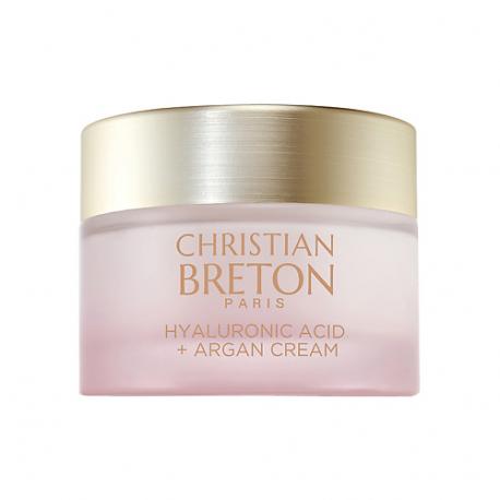 Крем-бустер для лица с гиалуроновой кислотой и аргановым маслом Hyaluronic Acid + Argan Cream 50 Christian Breton