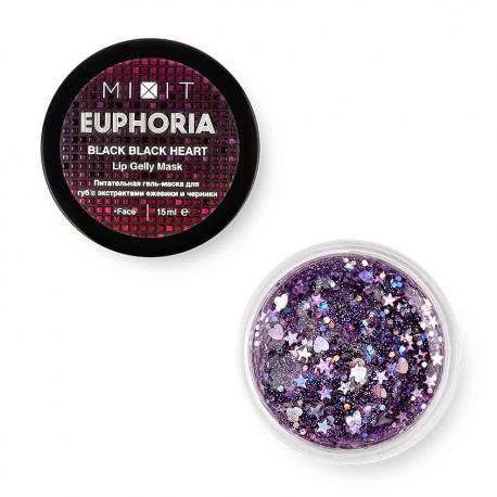 Гель-маска для губ питательная с экстрактами ежевики и черники EUPHORIA GEL MASK FOR LIPS WITH EXTRACTS OF BLACKBERRY AND BLUEBERRY 15 Mixit