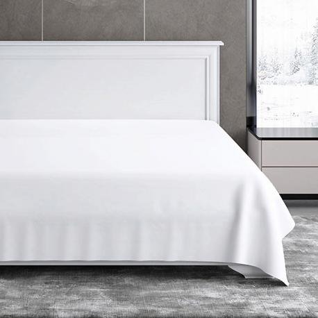 Антибактериальная простыня Antibacterial Bedsheet, 180х215 см. Цвет: «Альпийский снег» (белый) SOFT SILVER