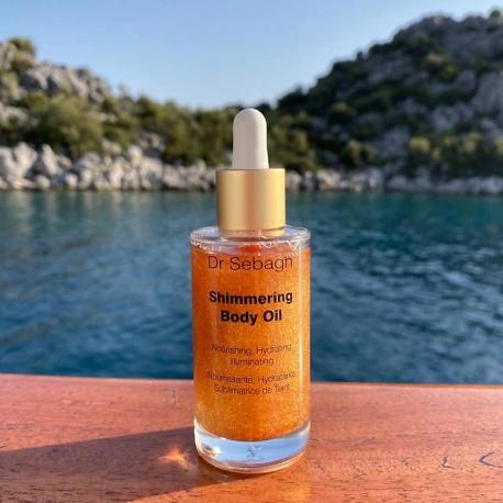 Масло для тела мерцающее увлажняющее Shimmering Body Oil 50 Dr. Sebagh