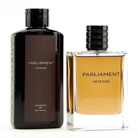 PARLIAMENT Парфюмерно-косметический набор с шампунем 3 в 1 Intense GENTY
