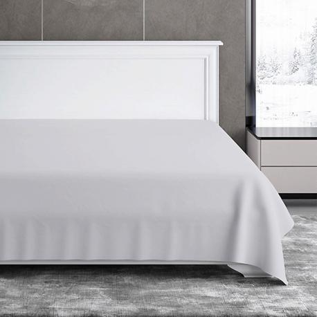 Антибактериальная простыня Antibacterial bedsheet, ЕВРО, 236х270 см. Цвет: «Благородное серебро» (серый) SOFT SILVER