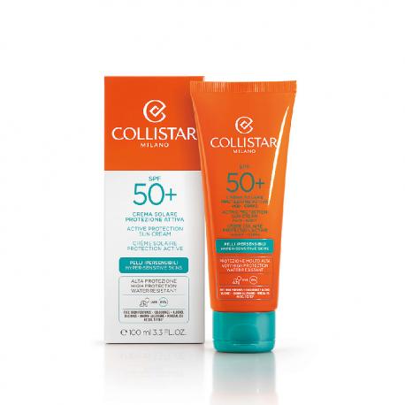 Интенсивный солнцезащитный крем SPF 50+ для лица и тела Active Protection Sun Cream 100 COLLISTAR
