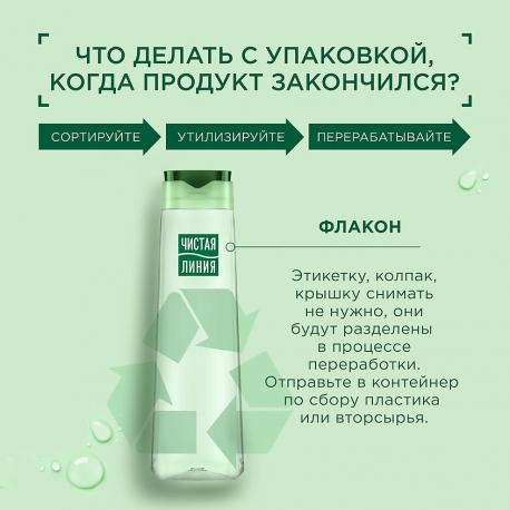 Шампунь Сияние и густота волос шелковистый блеск для окрашенных волос Nature Plus 400 ЧИСТАЯ ЛИНИЯ