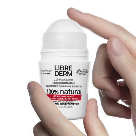 Минеральный дезодорант 100% Natural Mineral Deodorant 50 LIBREDERM