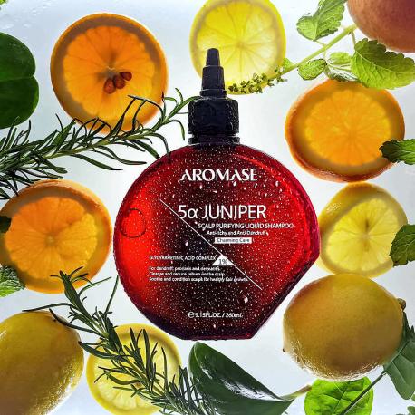 Шампунь для волос очищающий 5α Juniper 260 AROMASE