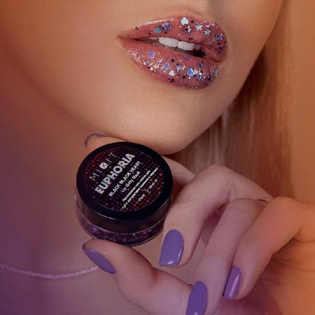 Гель-маска для губ питательная с экстрактами ежевики и черники EUPHORIA GEL MASK FOR LIPS WITH EXTRACTS OF BLACKBERRY AND BLUEBERRY 15 Mixit