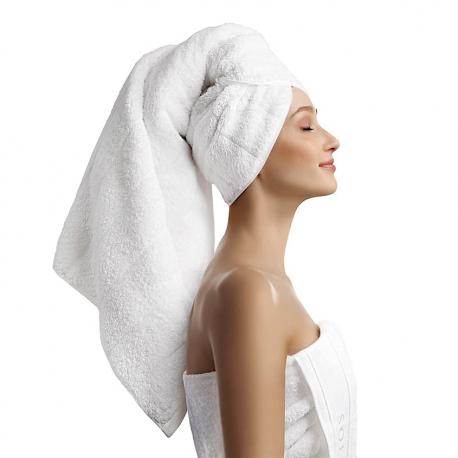Набор Antibacterial Cotton Towels, полотенца для лица и тела 3 шт., размеры 30х50 см, 50х90 см, 70х140 см. Цвет: «Альпийский снег» (белый) SOFT SILVER
