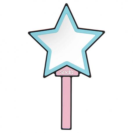 Зеркало косметическое с ручкой MAGIC WAND #starbeauty SODA