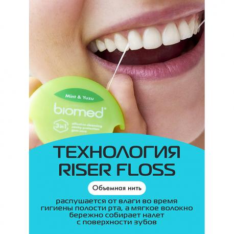 Зубная нить Мята и Юдзу Mint and Yuzu Dental Floss BIOMED