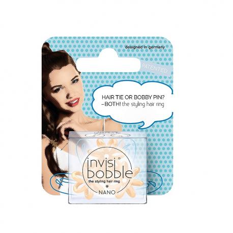 Резинка для волос NANO To Be Or Nude To Be (с подвесом) invisibobble