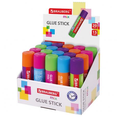 Набор клей-карандашей Mix Brauberg
