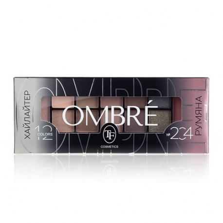 Палитра для макияжа тени хайлайтер румяна OMBRE CTE30 TF