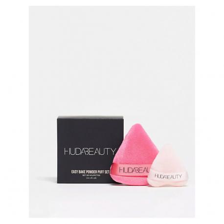 Набор пуховок для пудры Powder Puff Mini And Medium Duo HUDA BEAUTY