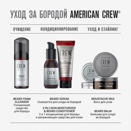 Кондиционер для бороды и увлажняющее средство для кожи 2 в 1 2-in-1 Skin Moisturizer & Beard Conditioner 100 American Crew