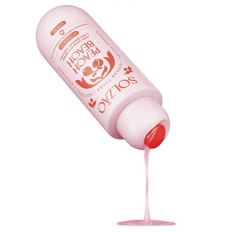 Гель-уход для душа с экстрактом персика Peach Beach 400 Solzao