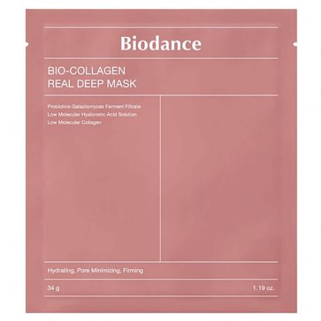Bio-Collagen Real Deep Mask Ночная гидрогелевая маска с коллагеном для эластичности кожи 34 Biodance