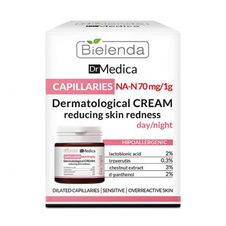 Крем для лица DR MEDICA CAPILLARY SKIN уменьшающий покраснения 50 Bielenda