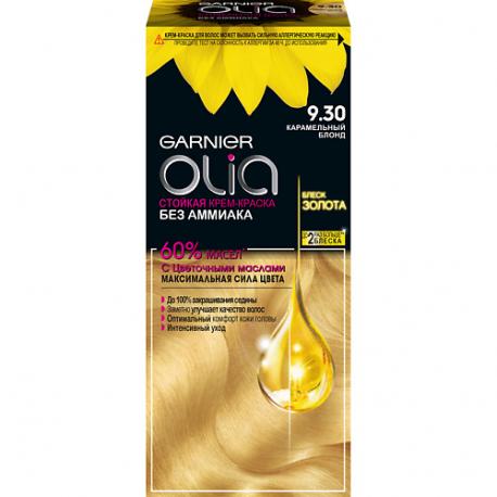 Стойкая крем-краска для волос с цветочными маслами, без аммиака Olia Garnier