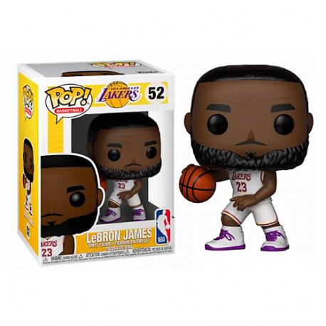 Фигурка NBA Lakers LeBron James White Uniform figure Funko