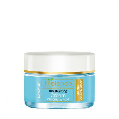 Крем для лица HYDRA CARE Кокос&Алоэ для сухой и чувствительной кожи 50 Bielenda