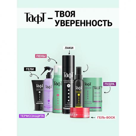 Гель для укладки волос, экспресс-укладка, мегафиксация 5 Power 350 Taft