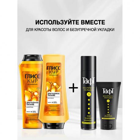 Гель для укладки волос, экспресс-укладка, мегафиксация 5 Power 350 Taft