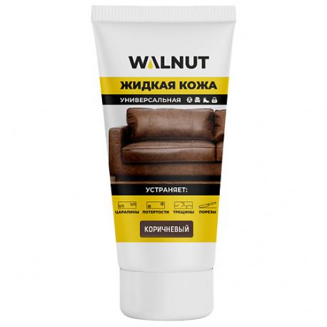 Жидкая кожа для ремонта и восстановления обуви, одежды из кожи 30 WALNUT