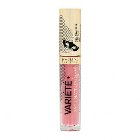 Помада для губ жидкая матовая Variete Satin Matt Lip Liquid EVELINE