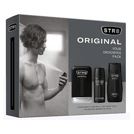 Набор Original: Лосьон после бритья + Гель для душа + Дезодорант STR8