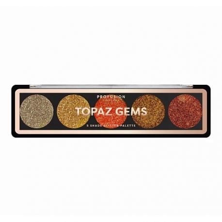 Палетка глиттеров для макияжа Topaz Gems PROFUSION