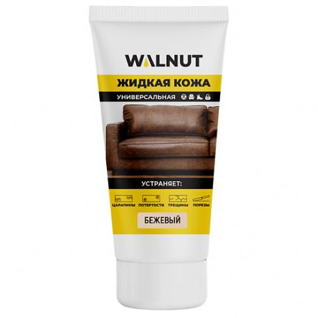 Жидкая кожа для ремонта и восстановления обуви, одежды из кожи 30 WALNUT