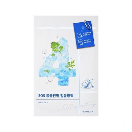 Маска для лица  с охлаждающим эффектом и экстрактом центеллы 27 NUMBUZIN