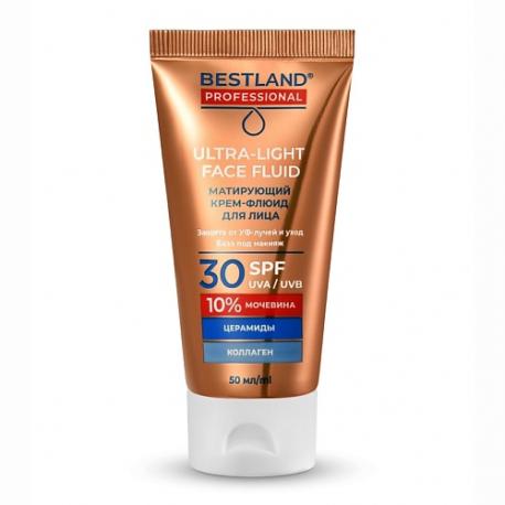 Матирующий ультралегкий крем-флюид для лица SPF 30+ 50 BESTLAND