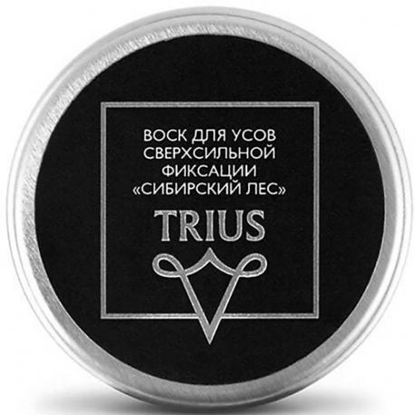 Воск для усов сверхсильной фиксации Сибирский лес 15 Trius
