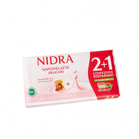 Мыло твердое кусковое с миндальным молоком 270 Nidra