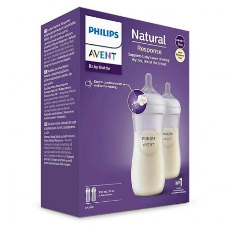 Набор из двух бутылочек для кормления Natural Response Philips
